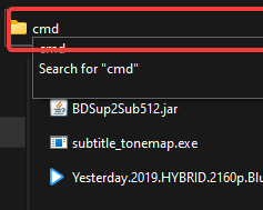 Open CMD